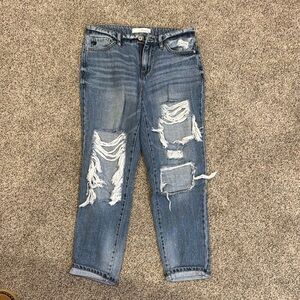 Kancan mom fit ankle Jean